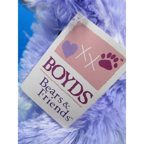 Boyds Bears & Friends Lilac Purple Unicorn Bean Bottom Plush 1998-2003 - Picture 2 of 11